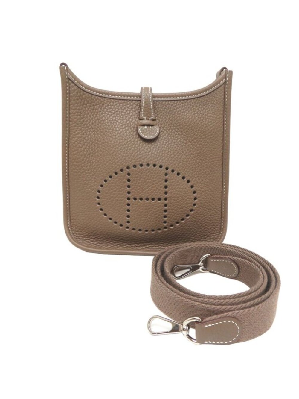 Hermes Shoulder Bag Gray